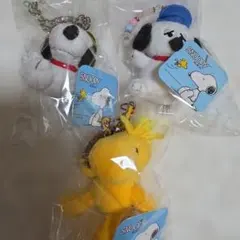 スヌーピー キーホルダー ストラップ 4個セット usj ユニバ - メルカリ