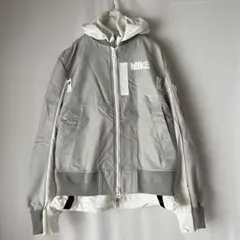 NIKE sacaiレイヤード ボンバー ジャケット 未使用