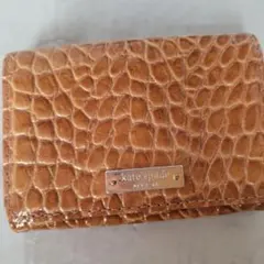 み*の様 kate spade NEW YORK 名刺入れ ブラウン クロコ型押のサムネイル