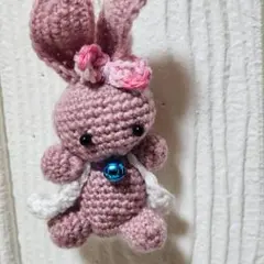 ハンドメイド あみぐるみ うさぎ 病みかわ メンヘラ やみかわ ゆめかわ