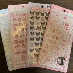 【新品・正規品】ボンボンドロップミニシール サンリオミニ　4種類　４点　セット