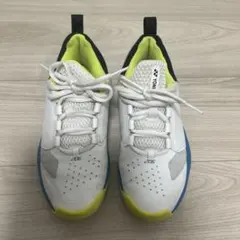 YONEX 206 テニスシューズ ホワイト/ブルー/イエロー