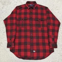 《美品人気早い者勝》ラルフローレンチェックシャツCPOバッファローモーリシャス製