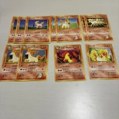美品】ポケモンカード カツラのポニータ ギャロップ 旧裏 2枚セット