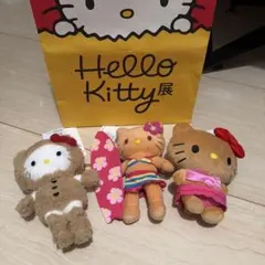 ハローキティ展 50周年 限定 ぬいぐるみ マスコット クマスーツ　水着