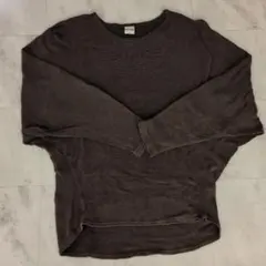 ブラウン　カットソーTシャツ