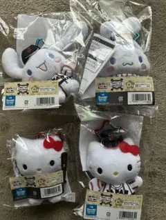 サンリオくじ　侍ジャパン　WBC　タイトーくじ　C賞D賞　キティ＆シナモンセット