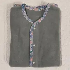 ベビースリーパー フリース 長袖 パイピング