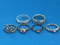 UZU silver シルバー色リング 8個セット UZU silver シルバー色リング 8個セット - メルカリ