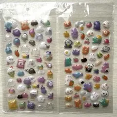 即日配送・新品・3Dぷっくりシール2枚セット