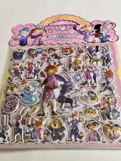 ラスト2☆ぷくぷく立体シール☆2枚セット