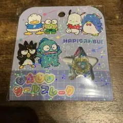 日本限定　おはじきシールフレーク はぴだんぶい サンリオキャラクターズ
