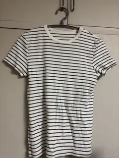 ソフトリブボーダークルーT M UNIQLO