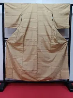 ［紬］　中古美品　一部シツケ有り KK-211