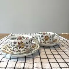 ミントン ハドンホール カップ＆ソーサー 2客セット