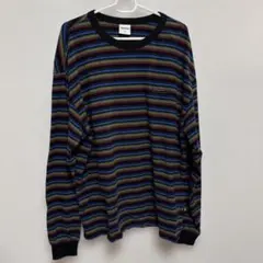 thisisneverthat マルチボーダー 長袖Tシャツ Lのサムネイル