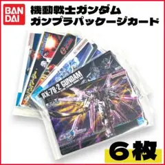 【未開封】機動戦士ガンダム ガンプラパッケージカード /６枚セット