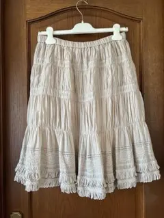 TO BE CHIC フレアスカート　綿100% 大きいサイズ46