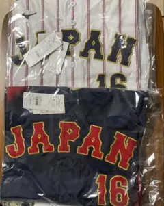 【新品未開封】大谷翔平ユニフォーム WBC2026 ホームビジター2枚 Lサイズのサムネイル