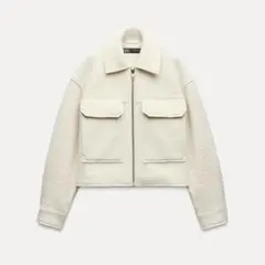 ZARA ブークレショートジャケット