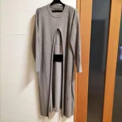 オズモーシス　レイヤードニットプルオーバー