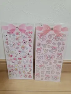 ハローキティ・マイメロディ シールセット 新品未使用