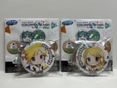 プロセカ バチャシン 鏡音レン 鏡音リン ラッキーくじ 缶バッジセット