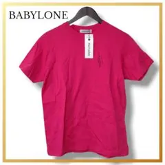 新品 バビロン Tシャツ カットソー 綿 F ピンク ロゴ入りレディース 半袖のサムネイル