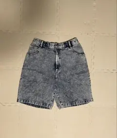 WEGO デニムハーフパンツ Lサイズ ケミカルウォッシュのサムネイル