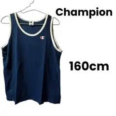 Champion チャンピオン タンクトップ 160 ネイビー ロゴ キッズ 男のサムネイル