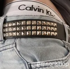 スタッズベルト ベルト ブラック y2k sk8 スケーター 4f