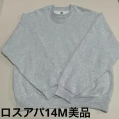 ロサンゼルスアパレル　14オンス　アッシュグレーMのサムネイル
