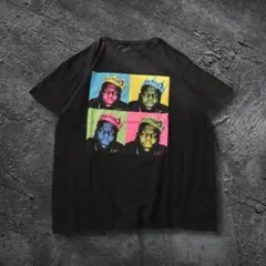 ノトーリアスBIG Tシャツ XL ラップT ビギー ポップアート 王冠 黒