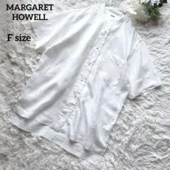 マガリ MAGALI リネン100% 麻 チェックシャツ フレンチスリーブ日本製 