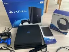 PS4 Pro 1TB Jet Black CUH 7000B 本体セット