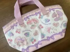 お弁当袋 ピンク キャラクター　ぼんぼんりぼん　保冷、保温