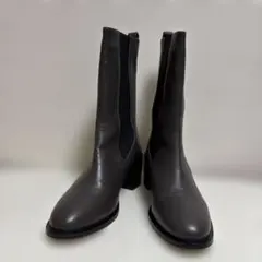 AU BANISTER 灰色 側邊鬆緊短靴 39 全新