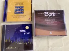 CD いろいろ、バッハ カンタータ集4枚とタイムファイブのサムネイル