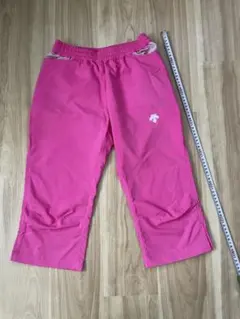 【デサント】新品同様 ピンク ハーフパンツ ウエストゴム
