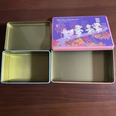 ディズニーシー　ダッフィー &フレンズ　お菓子空き缶2個