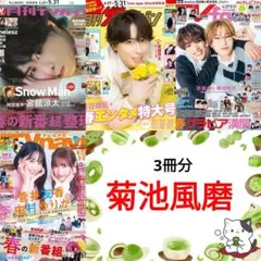 菊池風磨 月刊TVガイド ザテレビジョン TVfan 6月号 切り抜き