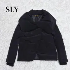 ✨冬物セール中✨ SLY スライ ダウンジャケット 太襟 ダウン 2way