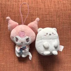 クロミ 白くま ぬいぐるみ2点セットUFOキャッチャープライズサンリオまとめ売り
