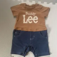 週末セール　美品　Buddy Leeロンパース 80cm オレンジ