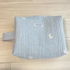 ハンドメイド　ヌビ　おむつポーチ