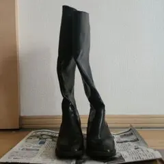 ブラック ロングブーツ GRL