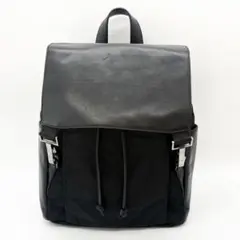 ♡美品♡ GUCCI グッチ バックパック レザー✖️キャンバス ブラック系