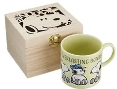 ★人気★PEANUTS★スヌーピー★マグカップ BOND ★木箱入【U】