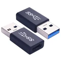 USB A to USB C 変換アダプター USB オス to Type C