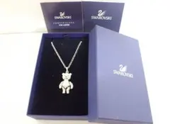 Swarovski クマ型ペンダントネックレス